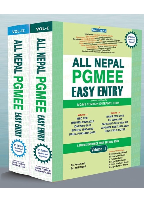 ALL NEPAL PGMEE EASY ENTRY (2 VOLUME SET)